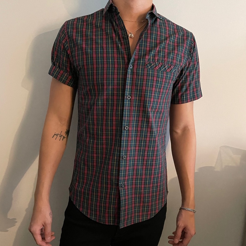 Topman Printed Button Up - image 1